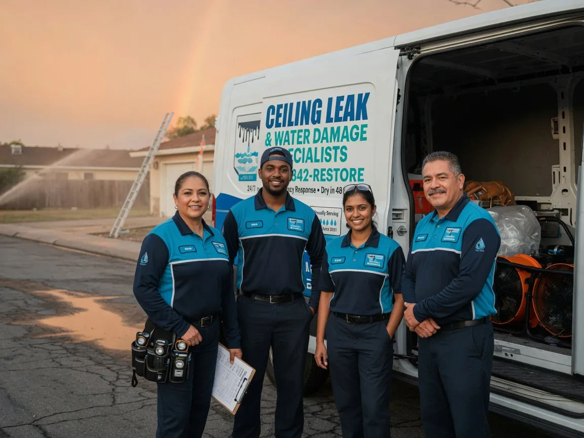 Ceiling Leak Cleanup company in Tokio, ND